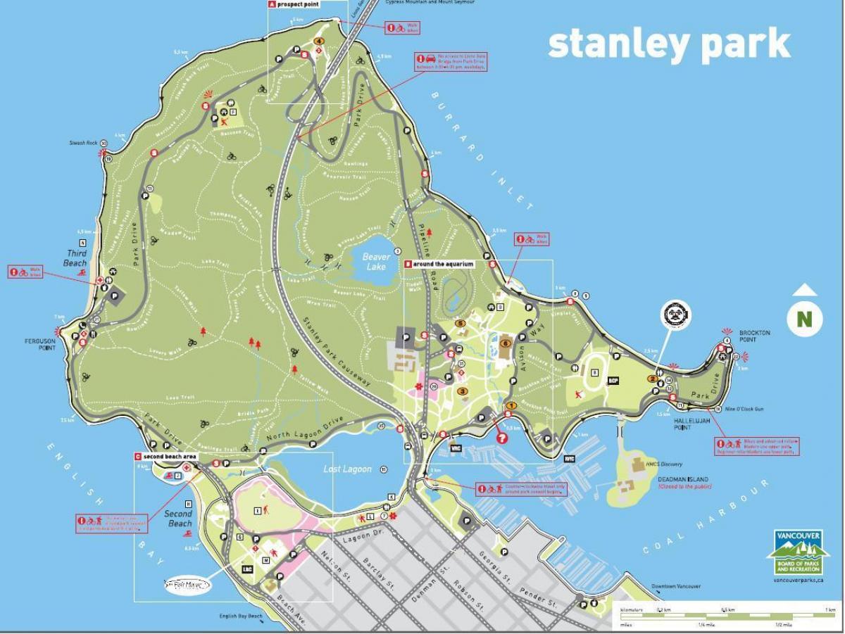 stanley park vc kaart