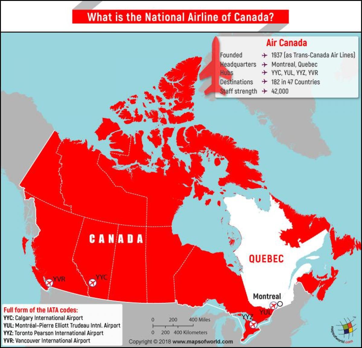 Kaart van vancouver lughawe lug kanada