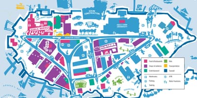 Kaart van die winkel vancouver