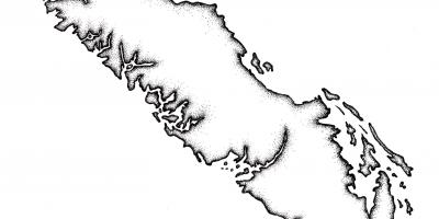 Kaart van vancouver eiland uiteensetting